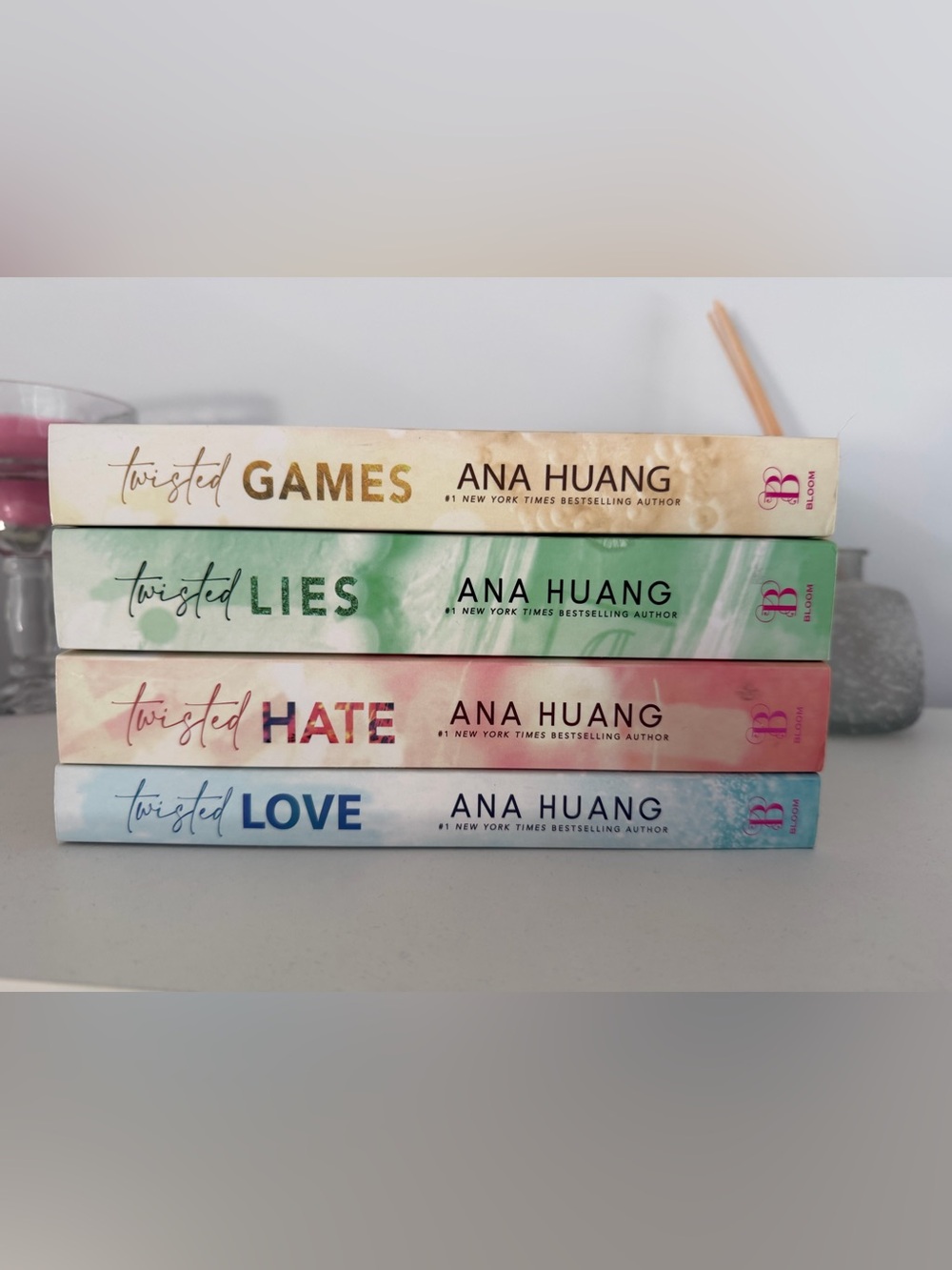 Ana Huang Four-Book Set - Games, Lies, Hate, Love - Multicolor